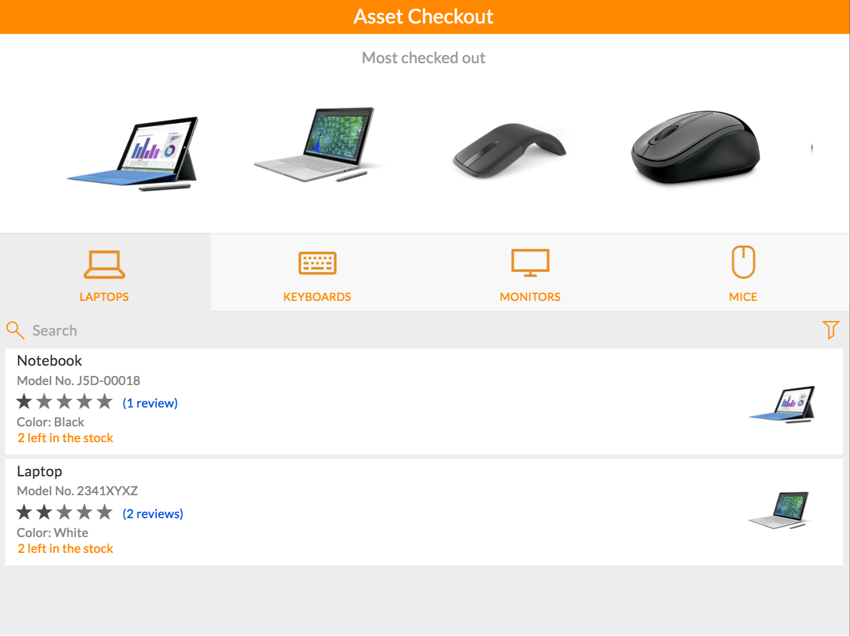 Asset Checkout